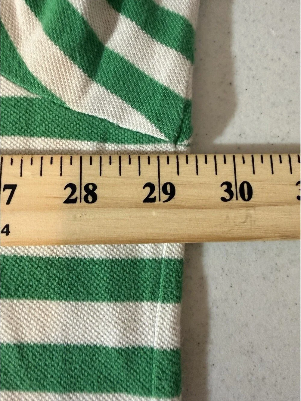 Polo By Ralph Lauren Golf Shirt Mens 3XB Green White Striped Orange Pony